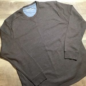 Eddie Bauer Sweater Mens XXL Long Sleeve Crew Neck Brown Casual Outdoors